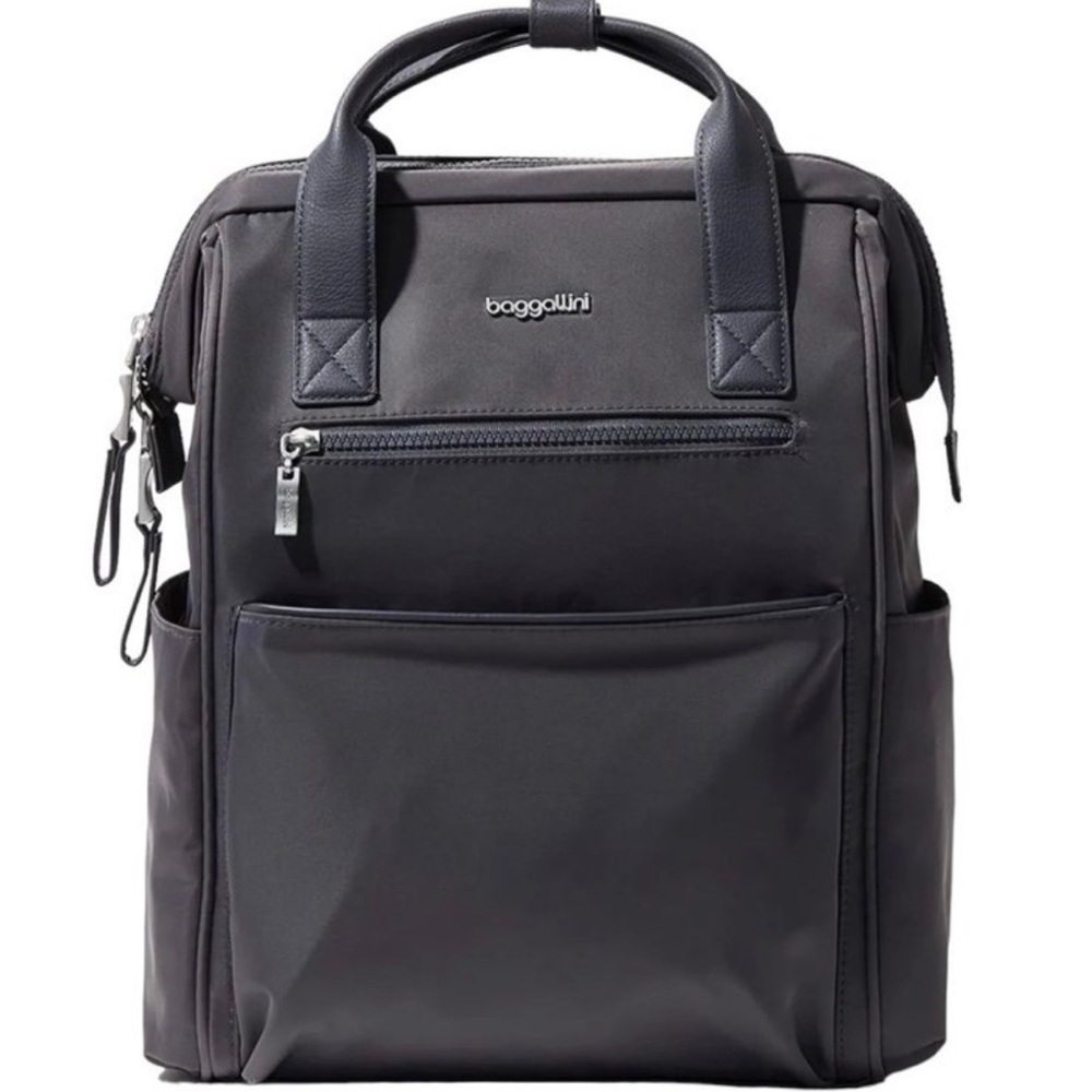 Baggallini Soho Black Nylon Backpack